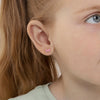 Polka Dot Butterfly Little Girl's Stud Earring
