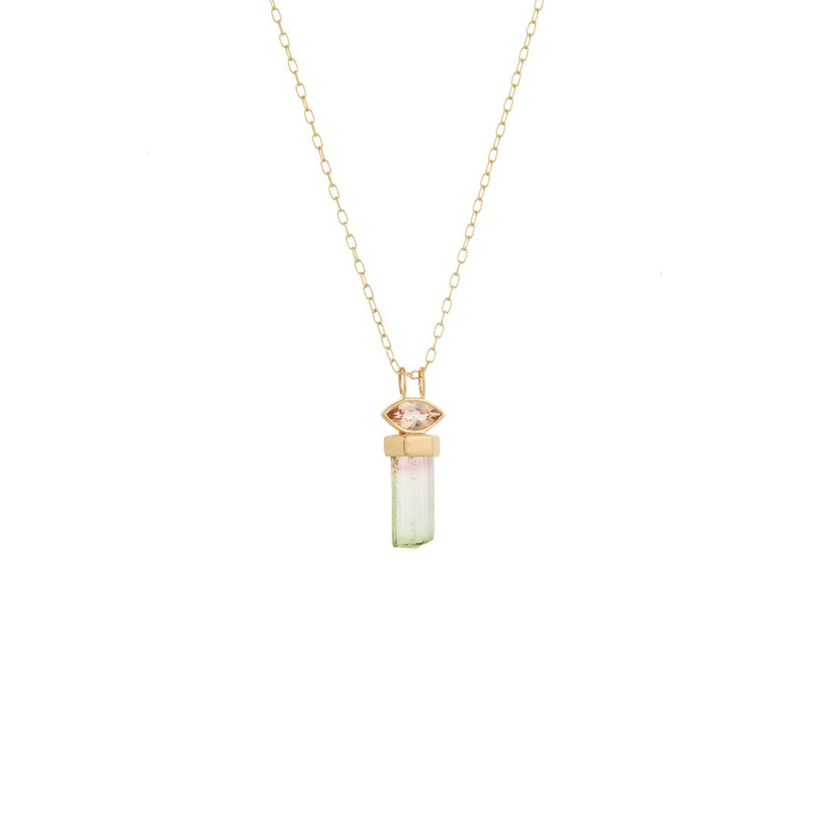Celine Daoust Baguette Cut Tourmaline Necklace