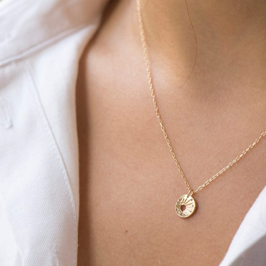 Celine Daoust Little Sun and Moon Necklace