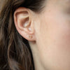 Celine Daoust Diamond Merkabah Moon Earrings