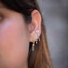 Celine Daoust Diamond Merkabah Moon Earrings