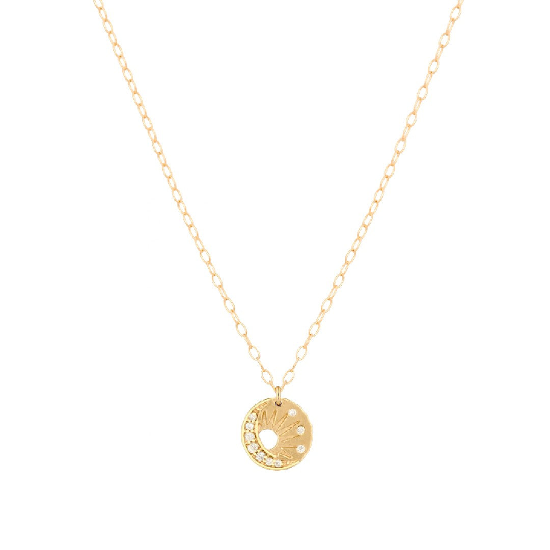 Celine Daoust Little Sun and Moon Necklace