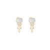 Celine Daoust Moonstone & Diamond Jellyfish Earrings
