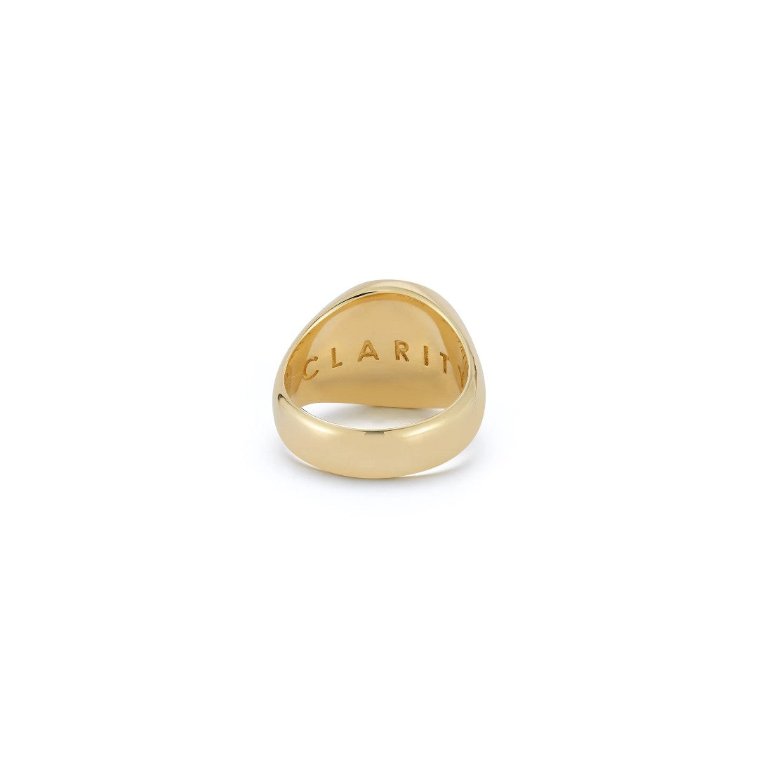 Kate Collins Clarity Signet Ring