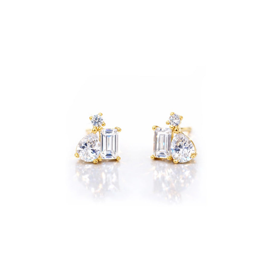 Cluster CZ Studs