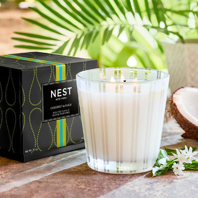 NEST Fragrances 3-Wick Candle in Coconut & Palm