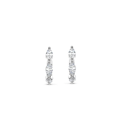 Ti Sento Milano Marquise Huggie Hoops