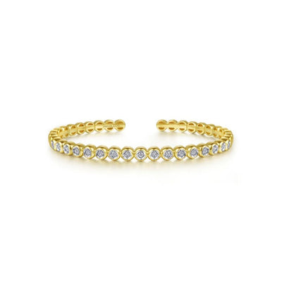Gabriel & Co. Diamond Bezel Bangle