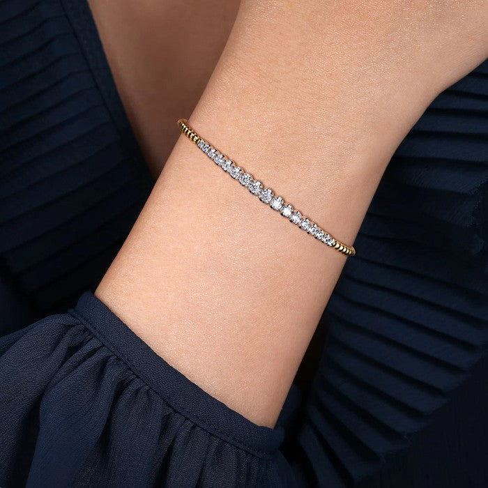 Gabriel & Co. Diamond Bujukan Bangle