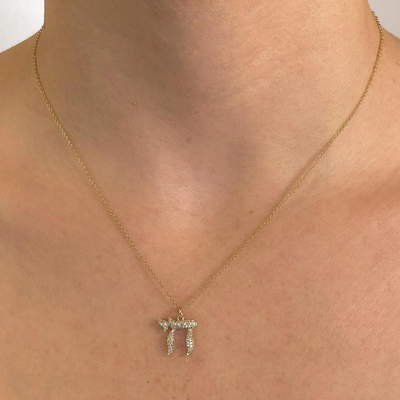 Shy Creation Diamond Chai Necklace