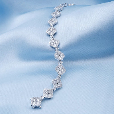 Diamond Clover Bracelet