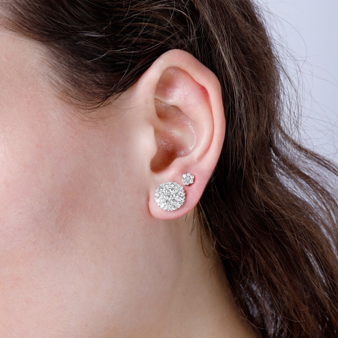 Large Cluster Diamond Studs