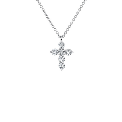 Shy Creation 0.50ct Diamond Cross Necklace