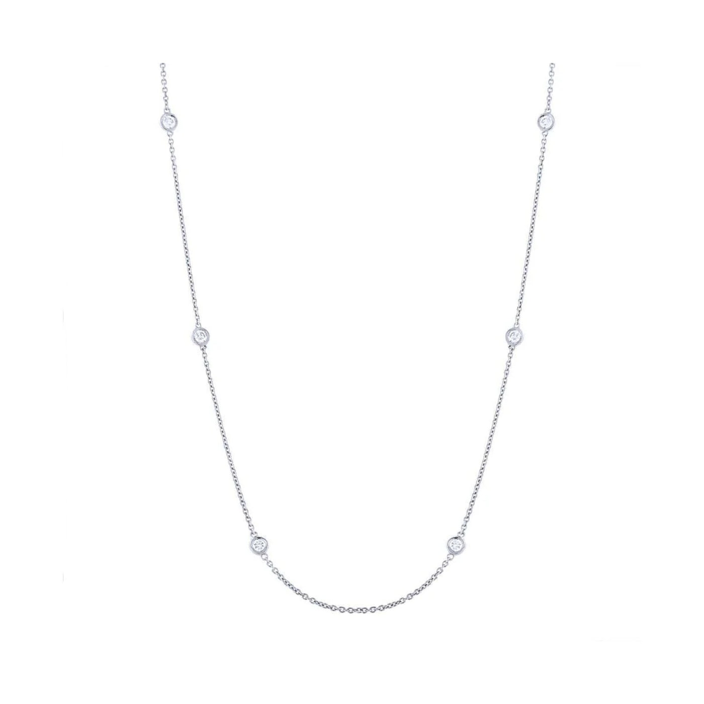 Shy Creation Diamond Station 0.77ctw Necklace