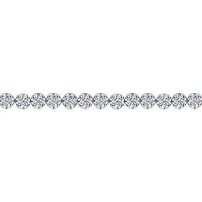 Gabriel & Co. Buttercup Set Diamond Tennis Bracelet
