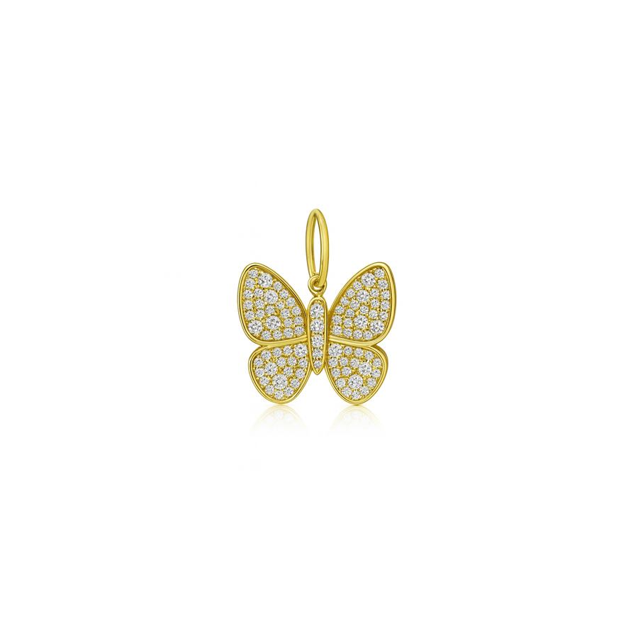Tara Mikolay Diamond Butterfly Charm