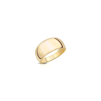 Eklexic Rowan Domed Ring in Gold