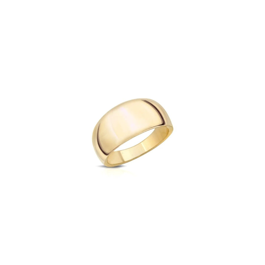 Eklexic Rowan Domed Ring in Gold