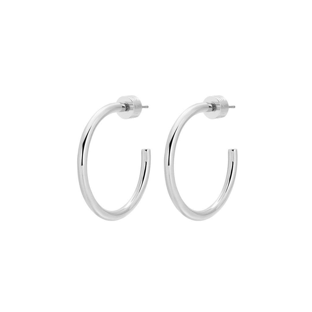 Eklexic Ultimate 1" Hoops in Silver