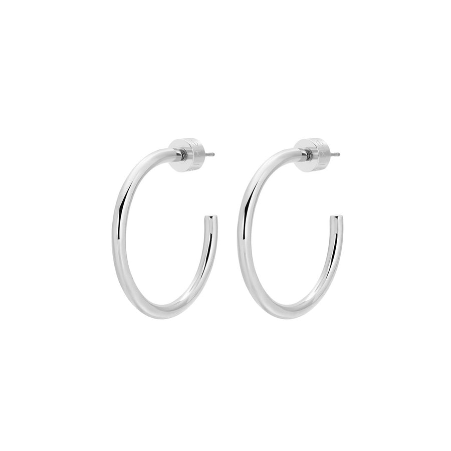 Eklexic Ultimate 1" Hoops in Silver