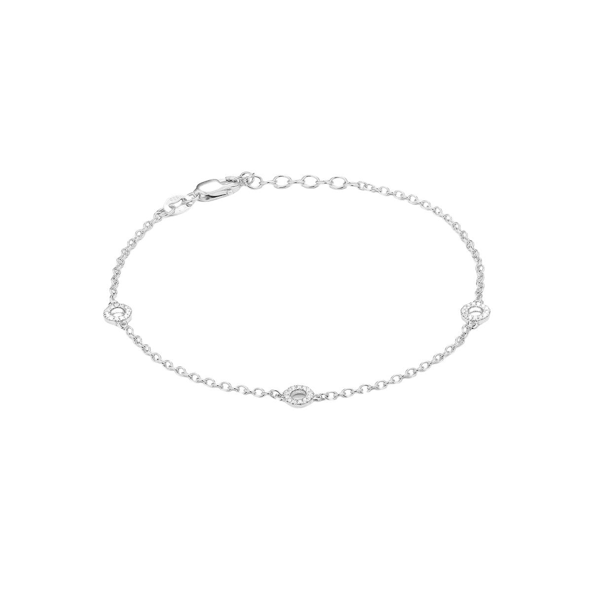 Ella Stein Diamond Circle Station Chain Bracelet