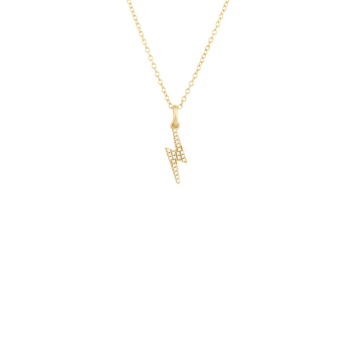 Ella Stein Diamond Lightning Bolt Necklace