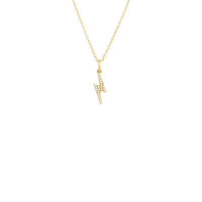 Ella Stein Diamond Lightning Bolt Necklace