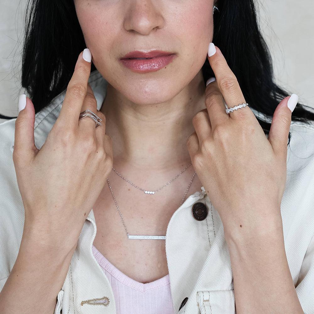 Ella Stein Oyo Four Diamond Necklace