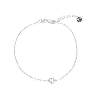 Ella Stein Petite Diamond Heart Chain Bracelet