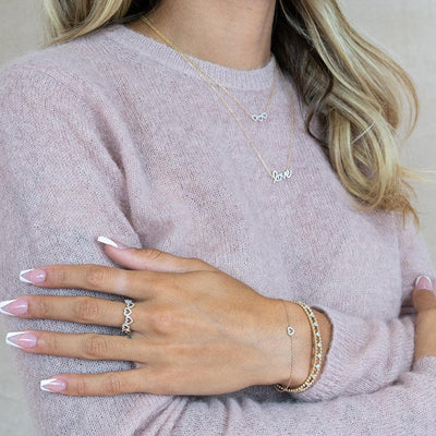 Ella Stein Petite Diamond Heart Chain Bracelet