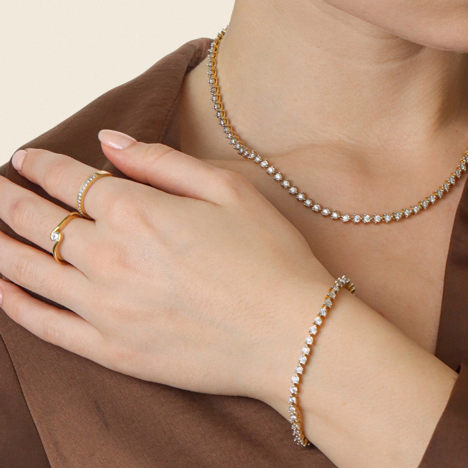 Ella Stein Lab Diamond Tennis Bracelet