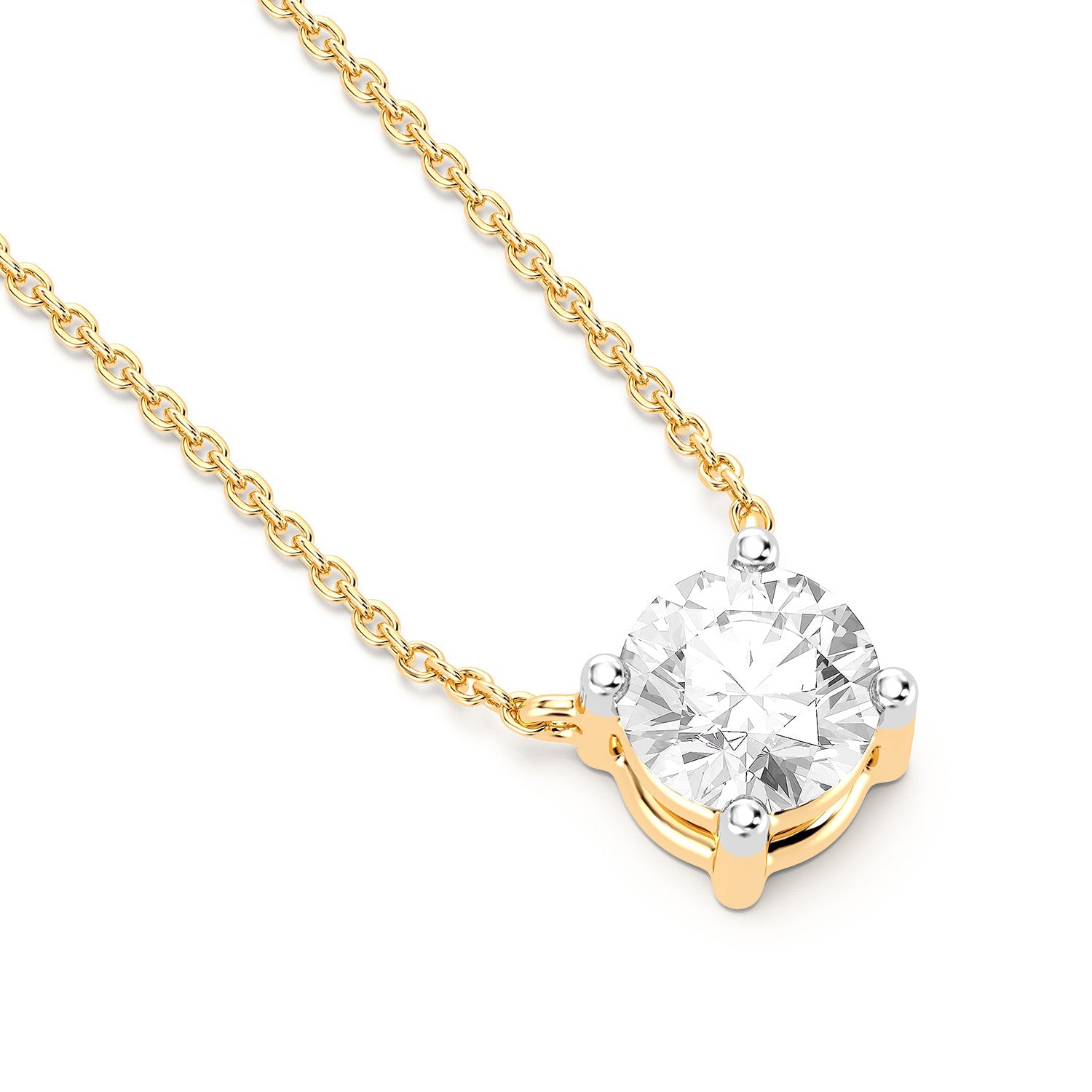 Ella Stein Lab Diamond Solitaire Necklace