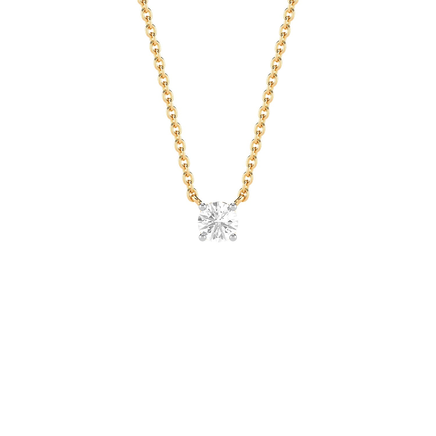 Ella Stein Lab Diamond Solitaire Necklace