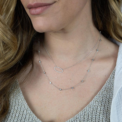 Ella Stein Diamond In The Loop Chain Necklace