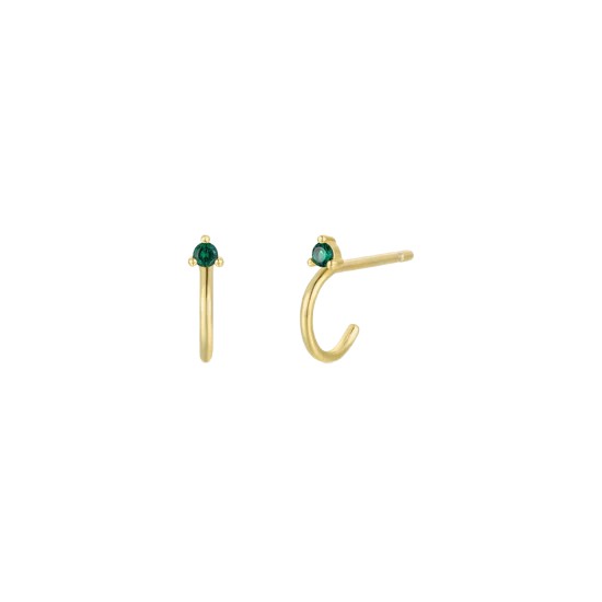 Emerald Open Mini Hoops