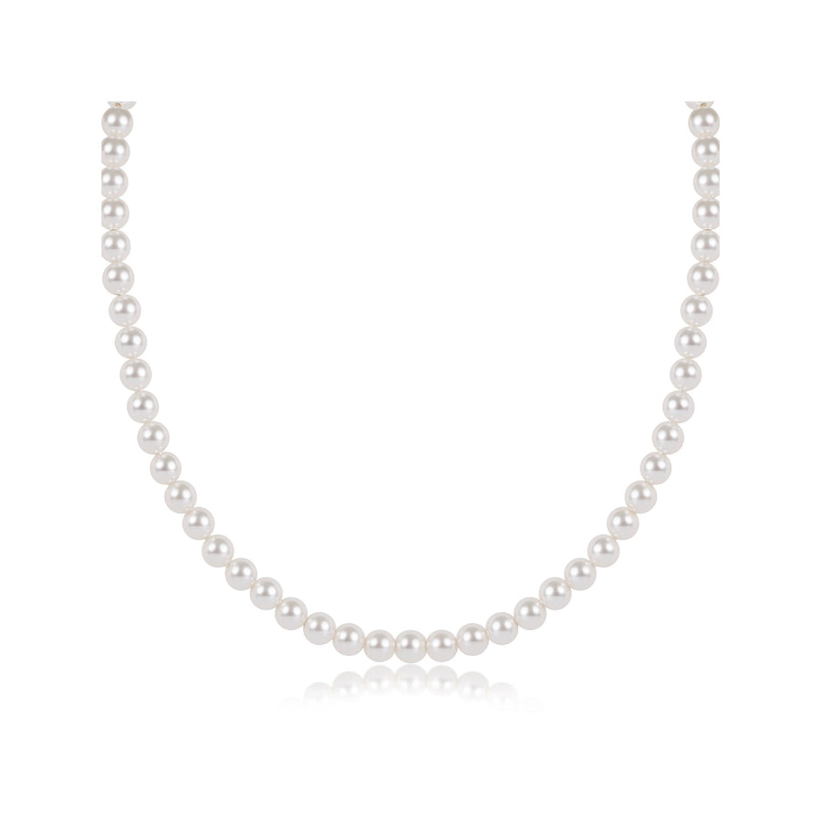 Pearl strand on a white background