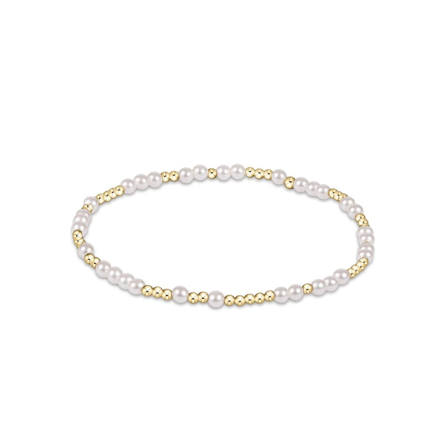 enewton Hope Unwritten 3mm Bead Bracelet - Pearl