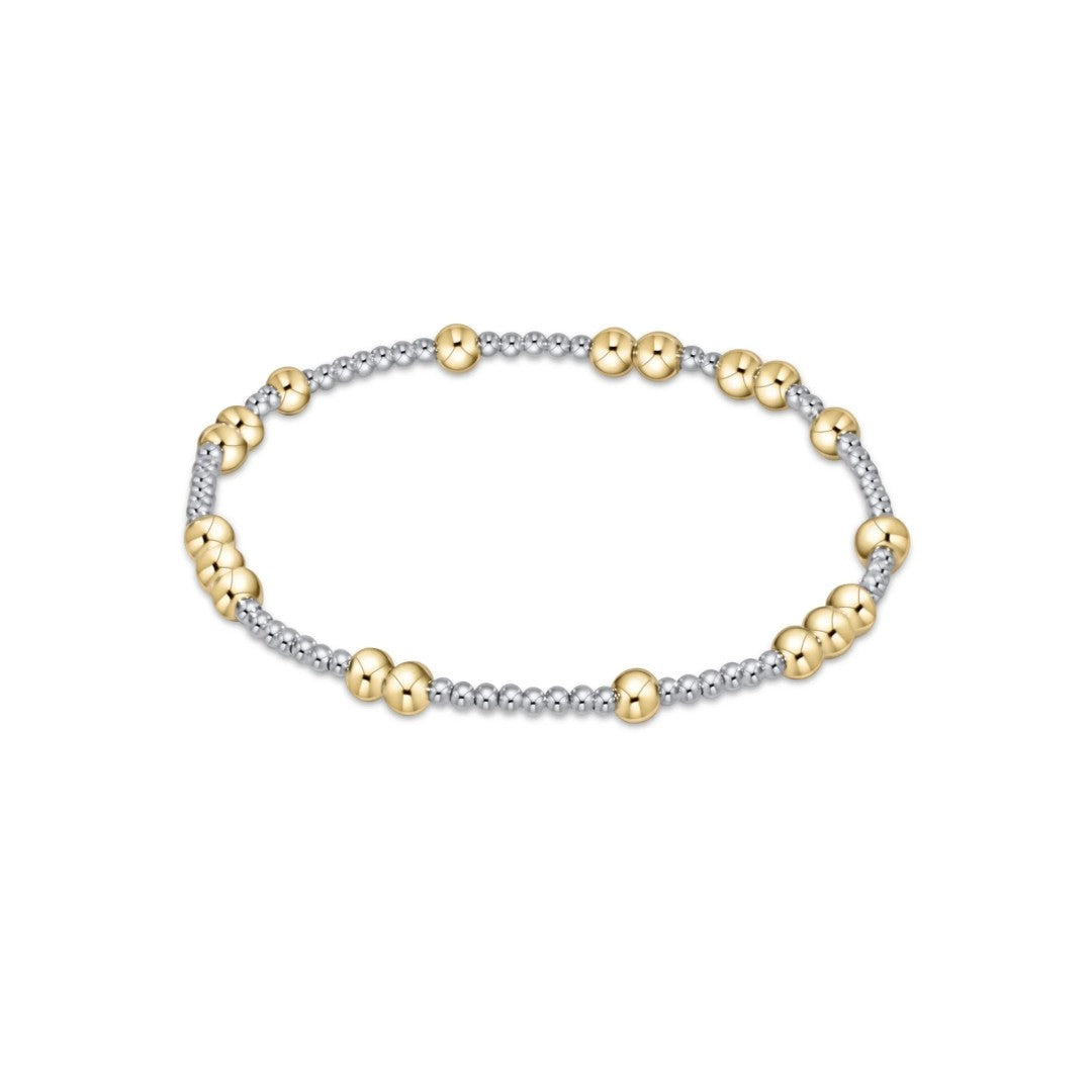 enewton Hope Unwritten 4mm Bead Bracelet - Mixed Metal