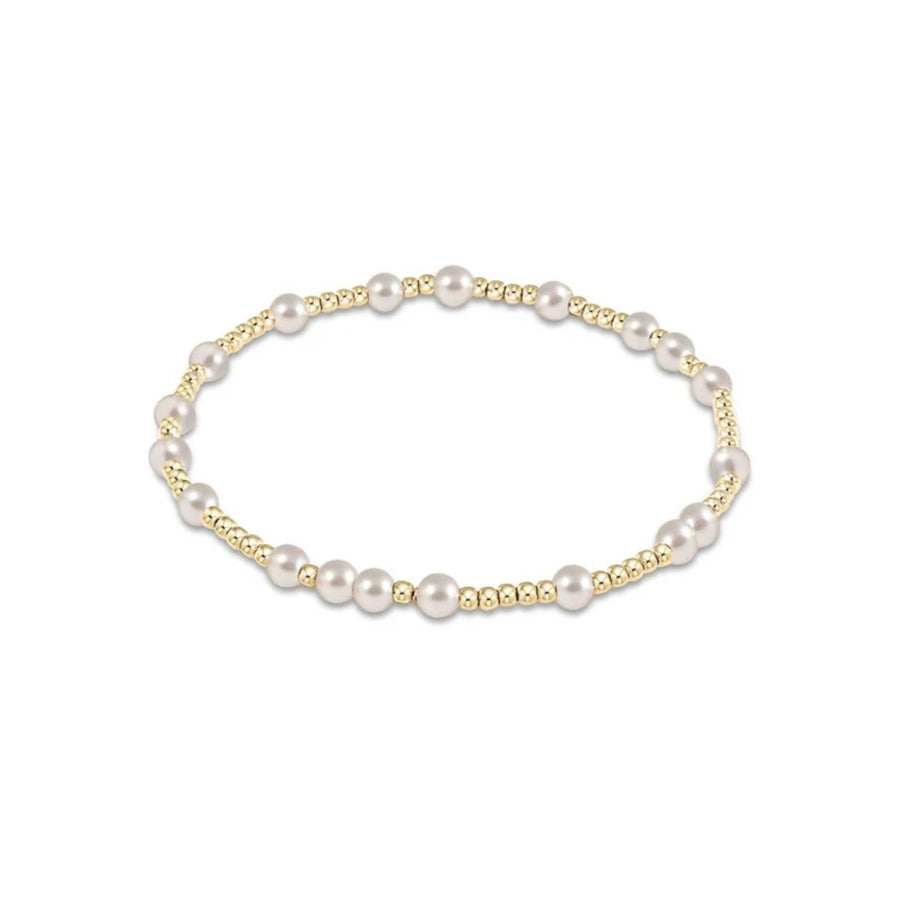 enewton Hope Unwritten 4mm Bead Bracelet - Pearl