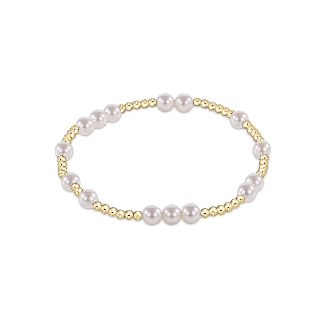 enewton Hope Unwritten 5mm Bead Bracelet - Pearl