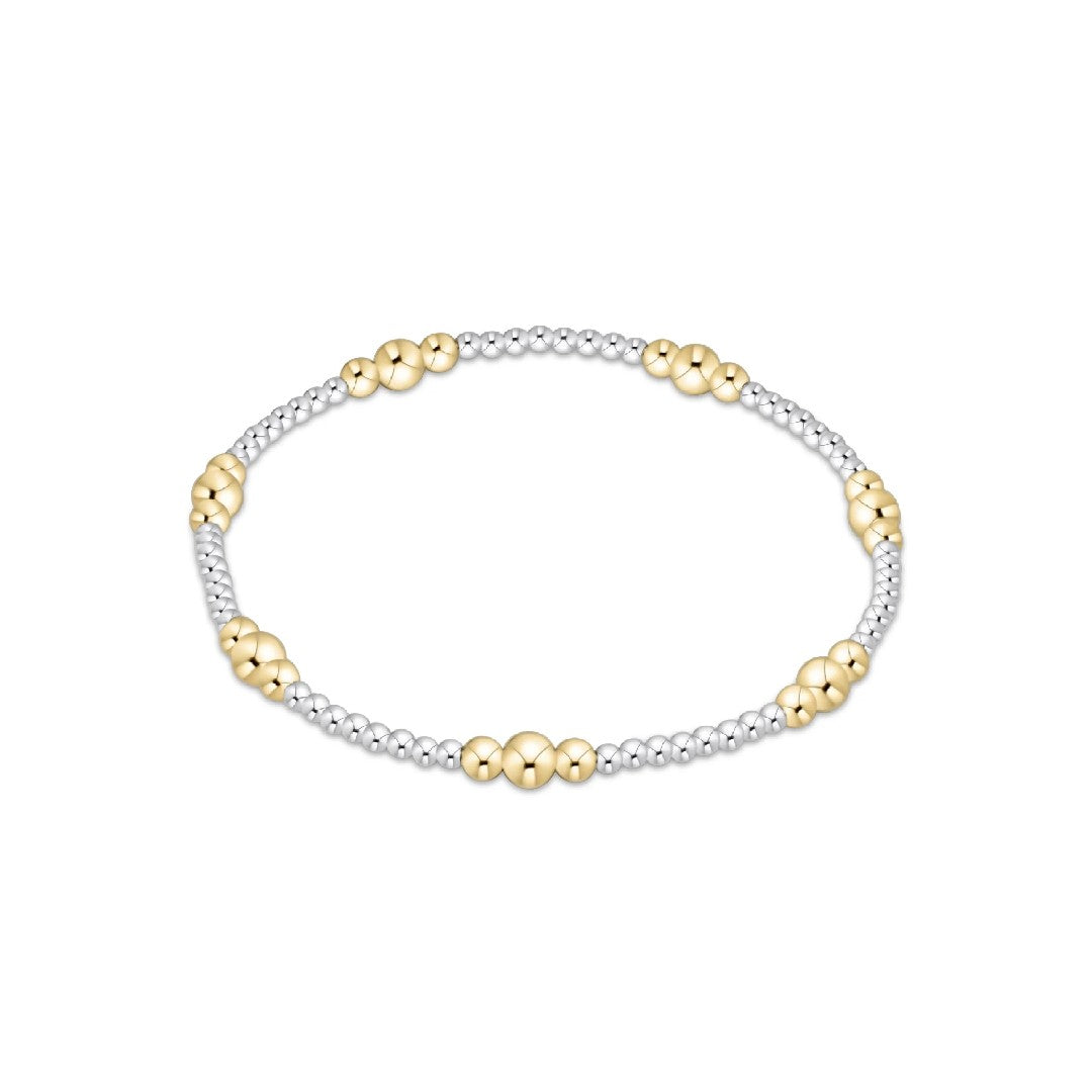enewton Purpose Gold 4mm Bead Bracelet - Mixed Metal