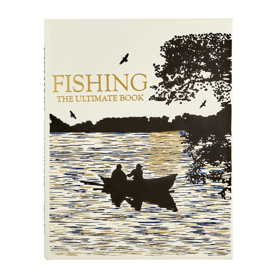 Fishing: The Ultimate Book Leather Bound Keepsake Book