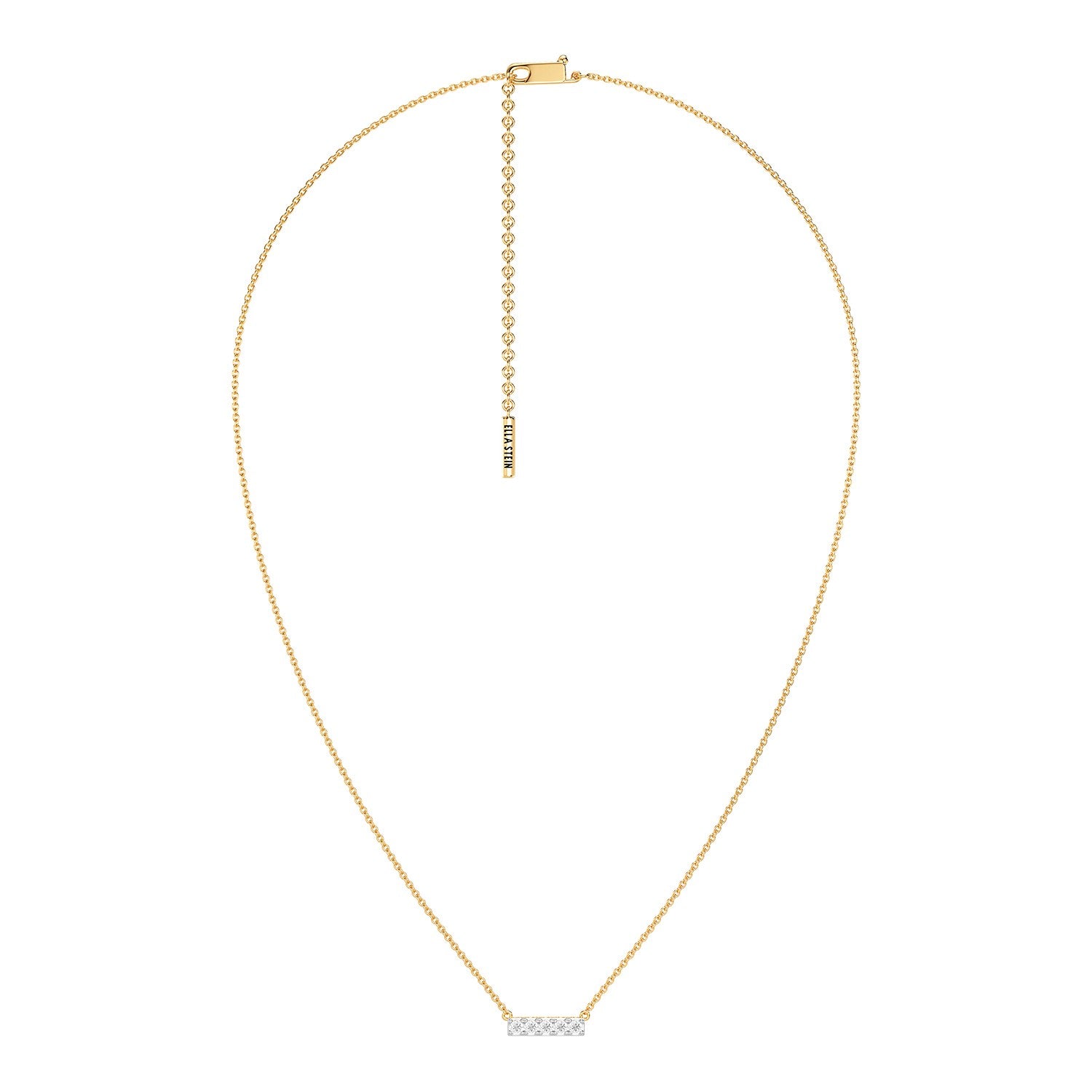 Ella Stein Lab Diamond Bar Necklace