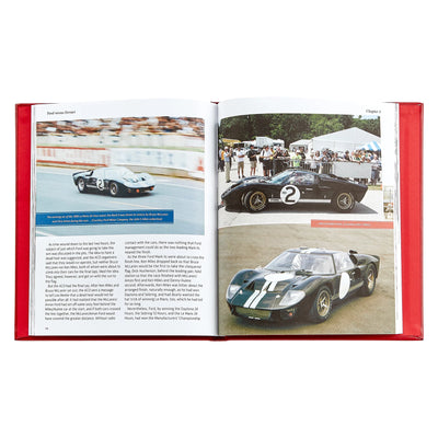 Ford Verses Ferrari Leather Bound Keepsake Book