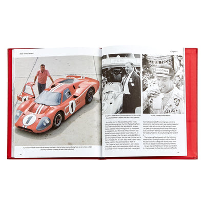 Ford Verses Ferrari Leather Bound Keepsake Book