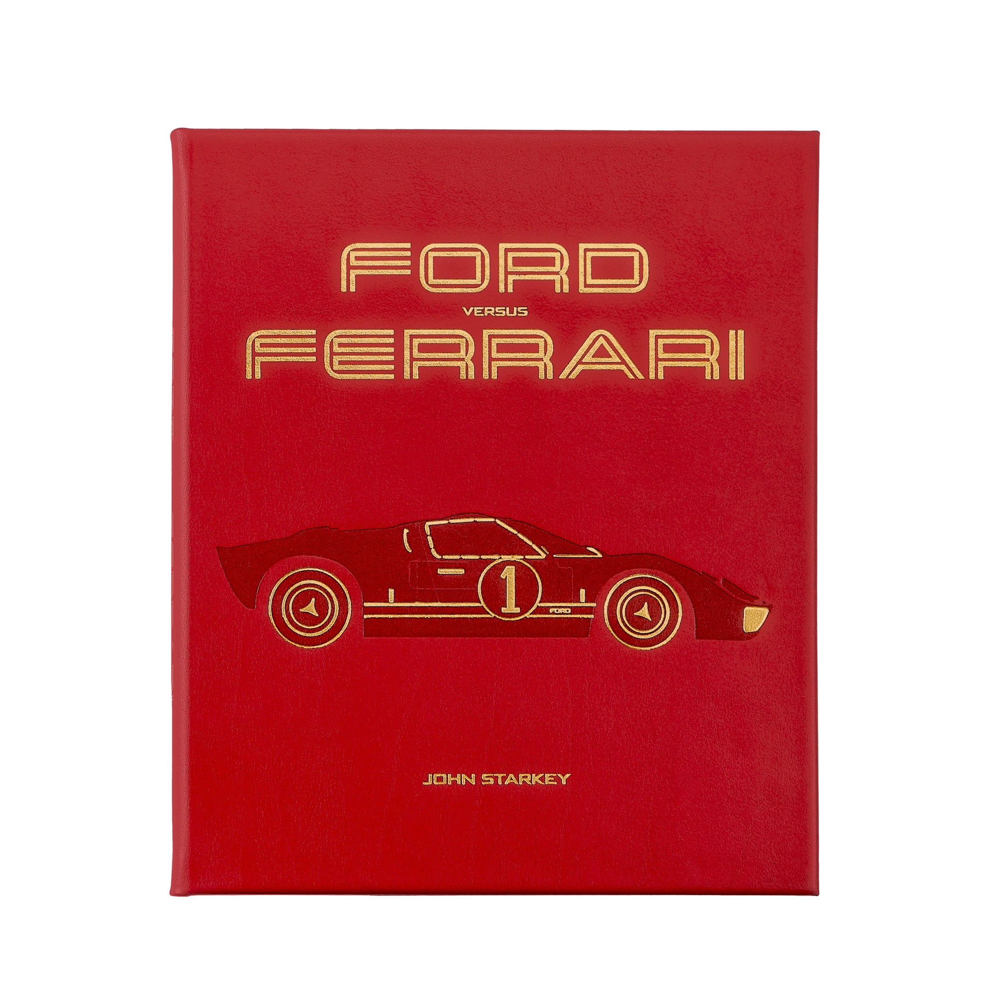 Ford Verses Ferrari Leather Bound Keepsake Book