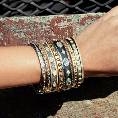 Freida Rothman Signature Mixed Shape Bangle