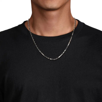 Gabriel & Co. Solid Men's Box Chain Necklace