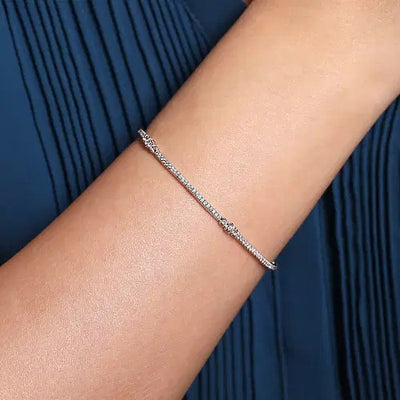 Gabriel & Co. Accented Diamond Tennis Bracelet