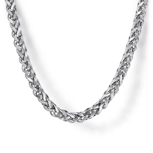 Gabriel & Co. Men's 3.20mm Wheat Chain Necklace